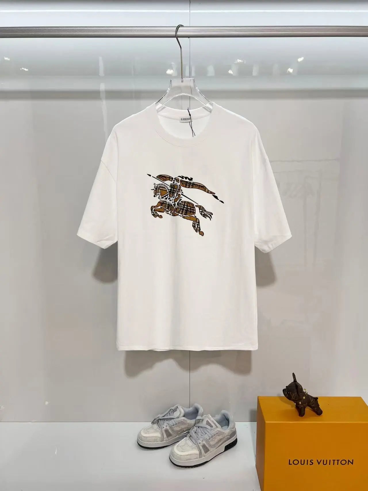 Burberry T-Shirts Crew-neck logo-print short-sleeve T-shirt — 15