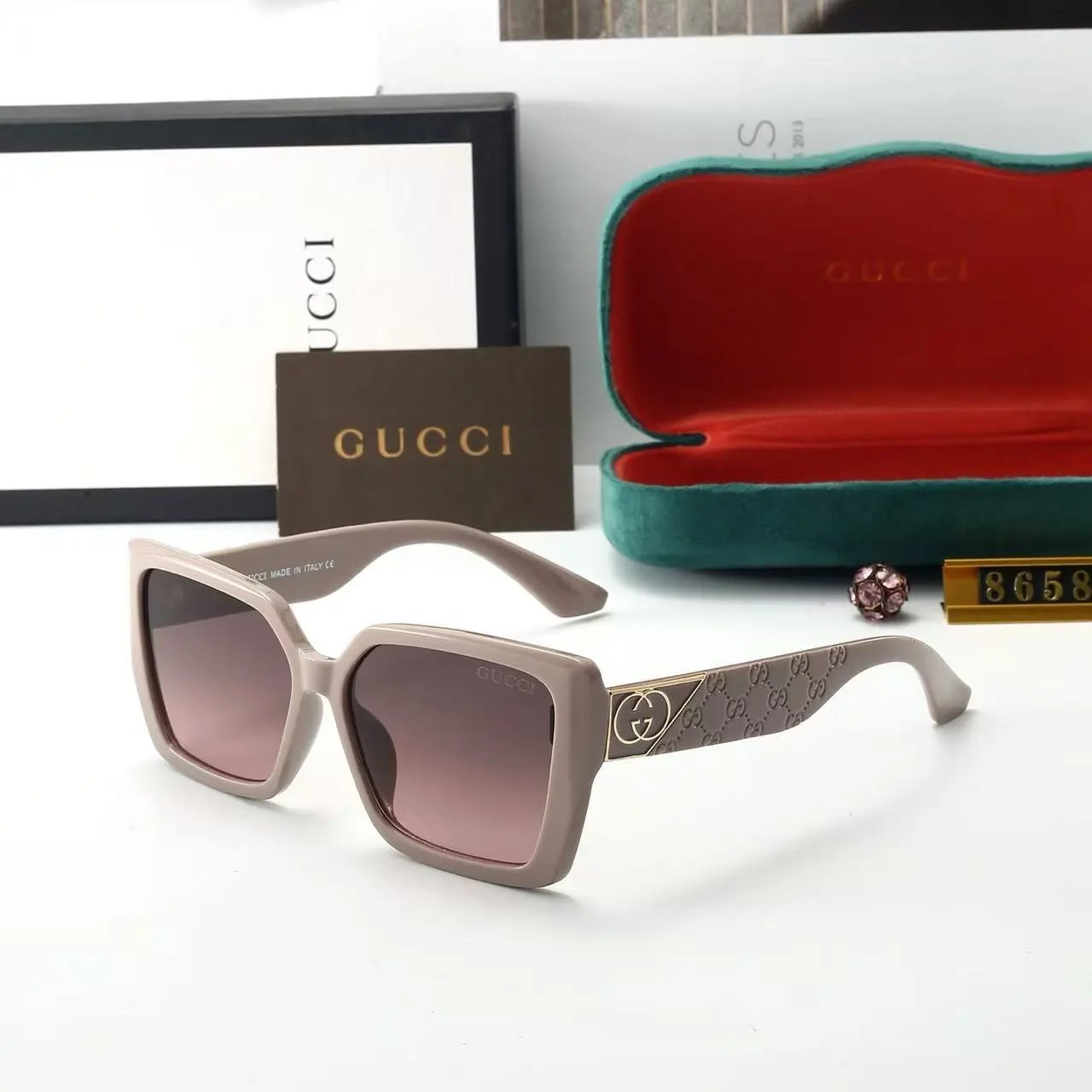 Gucci Eyewear 2293 Oversized Square Sunglasses — 5