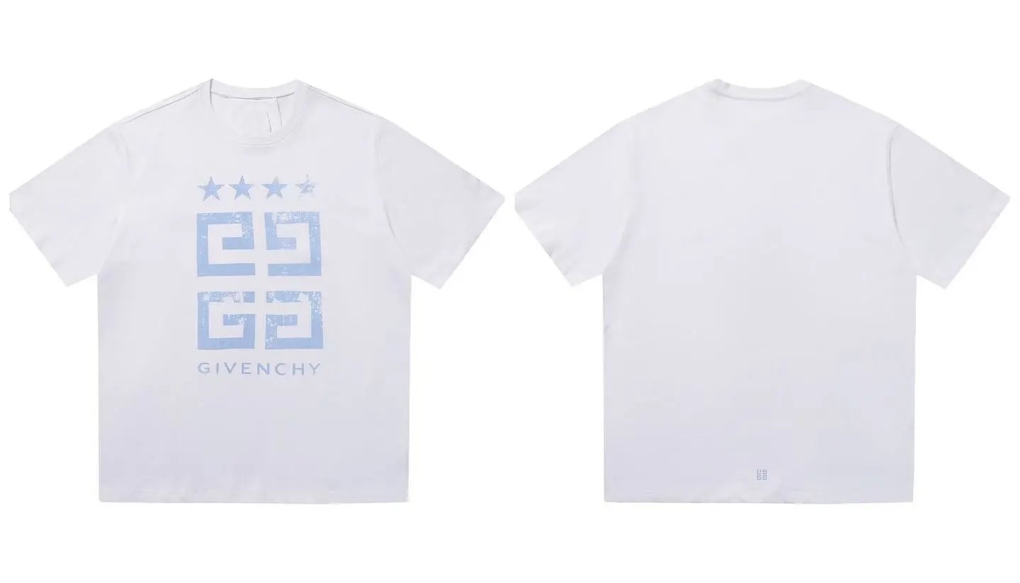 Givenchy T-Shirts Graphic Print Crewneck T-Shirt — 35