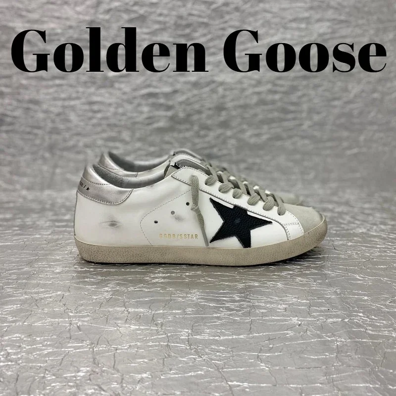 Golden Goose Sneakers Low-top distressed with star appliqué — 37(Custom color, no refund, no change, mind carefully)