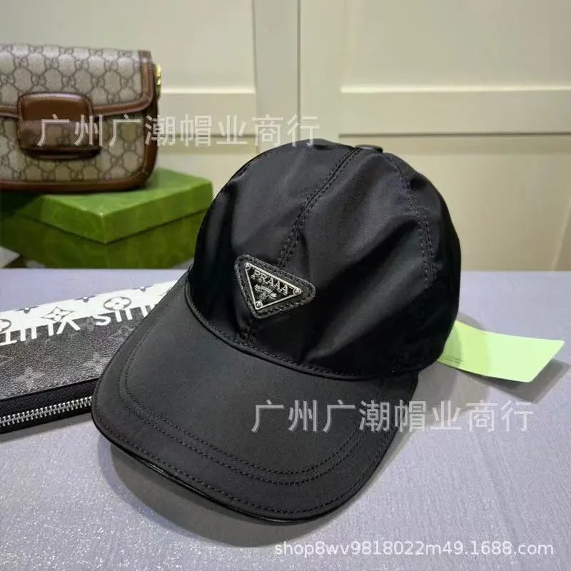 Prada Hats Triangle Plaque Baseball Cap — 7