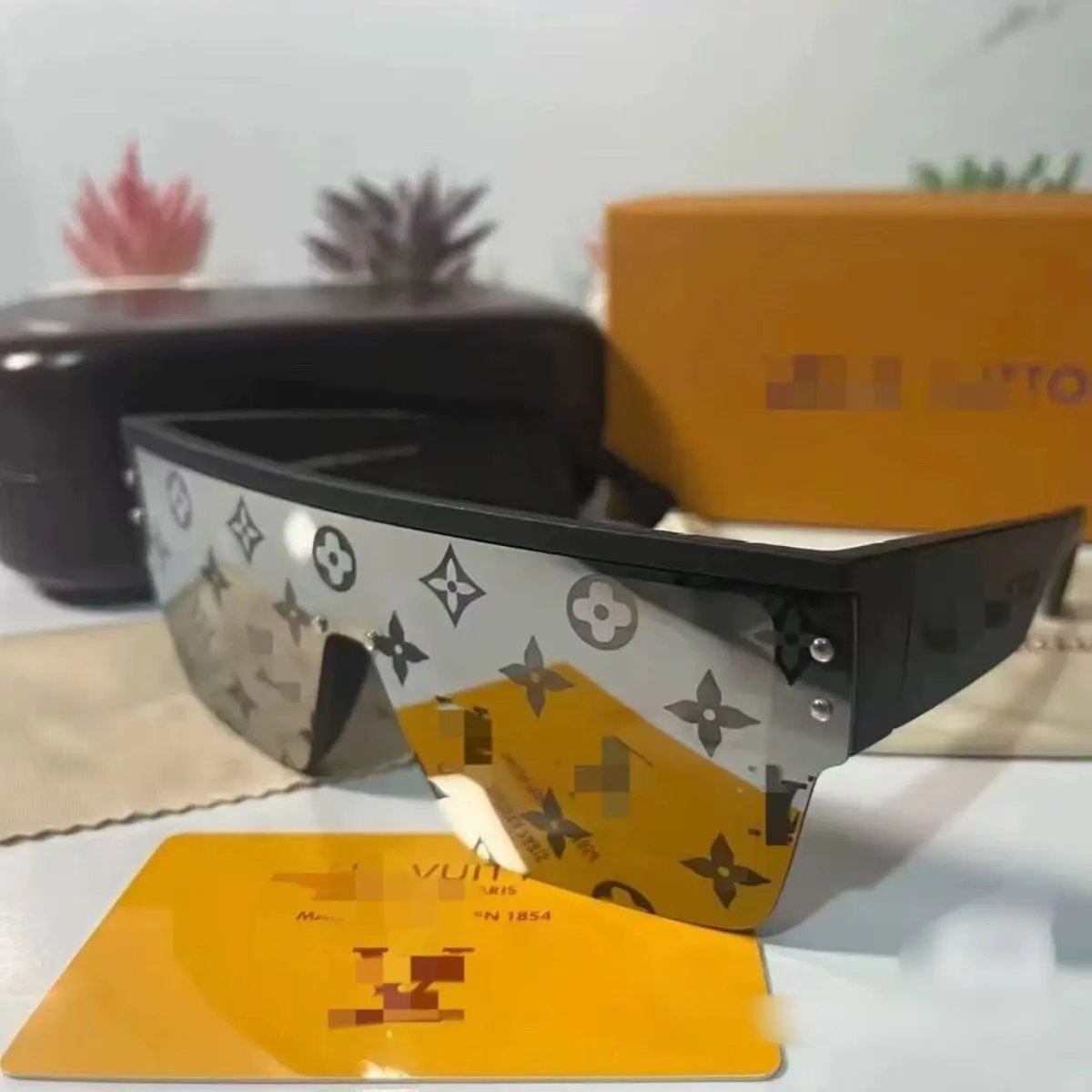 Louis Vuitton Eyewear Monogram Shield Sunglasses — 3