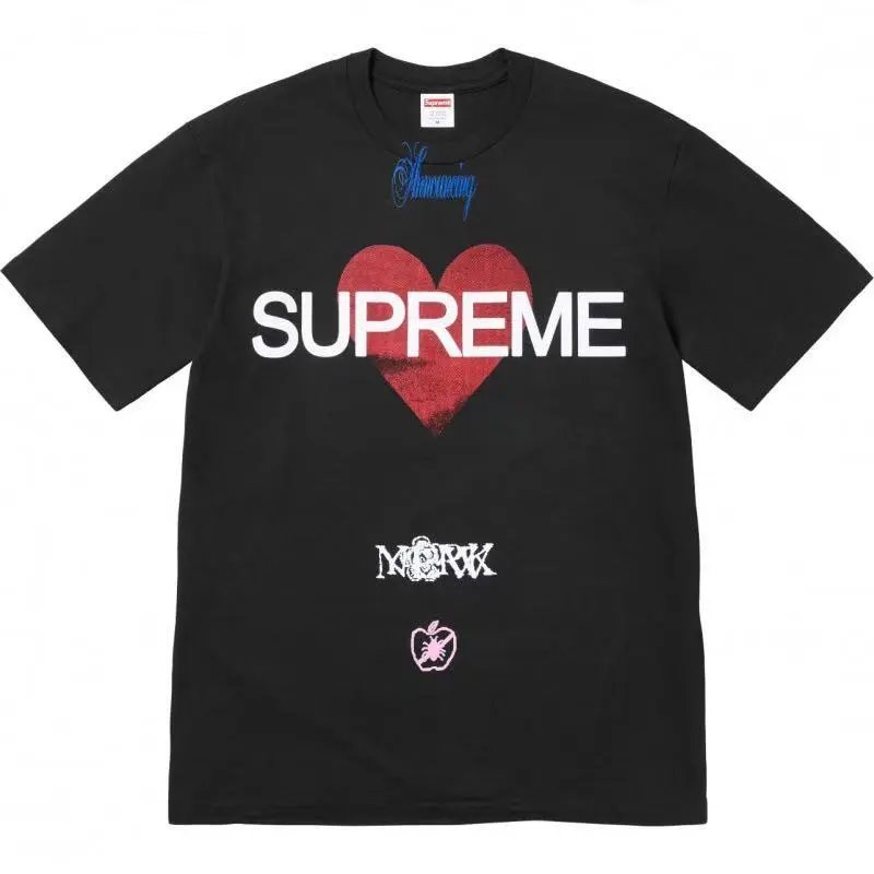 Supreme T-Shirts Short-Sleeve Logo Print — 33
