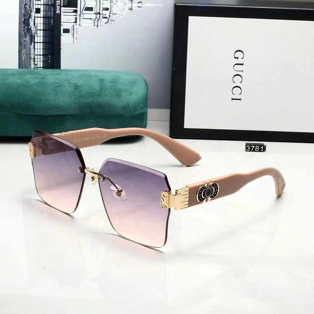 Gucci Eyewear 2293 Oversized Square Sunglasses — 12