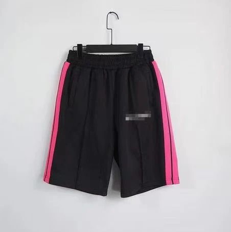 Palm Angels Shorts Elastic-Waist Side-Stripe — 12