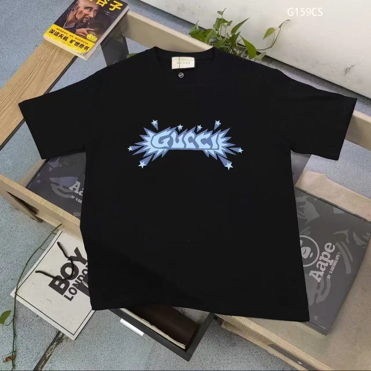 Gucci T-Shirts Short-Sleeve Logo Print — 11