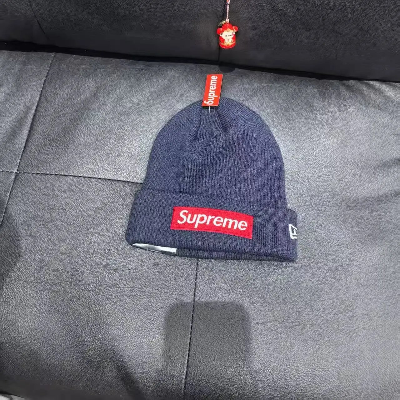 Supreme Hats Bandana Box Logo Knit Beanie — 18