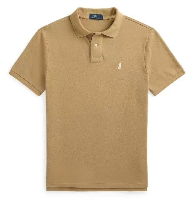 Unbranded T-Shirts Short-Sleeve Polo Shirt with Embroidered Horse Motif — 37