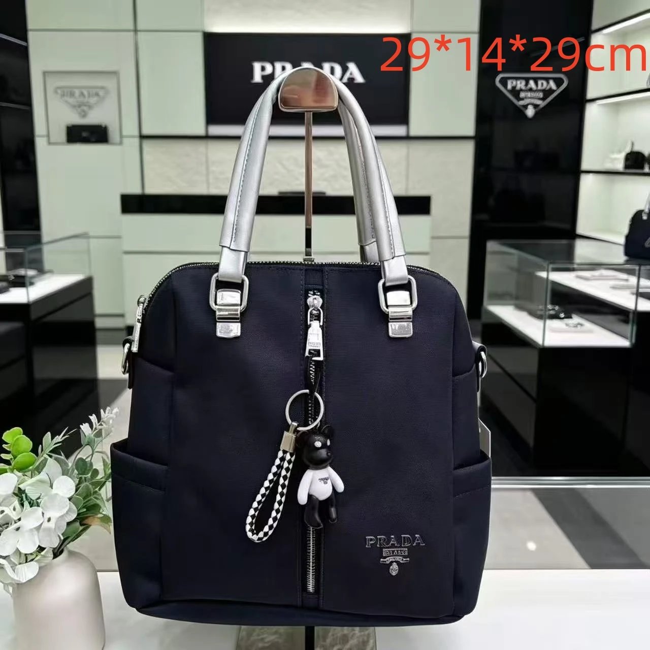 Burberry Crossbody Bags MM01 Check Nylon Bag — 30