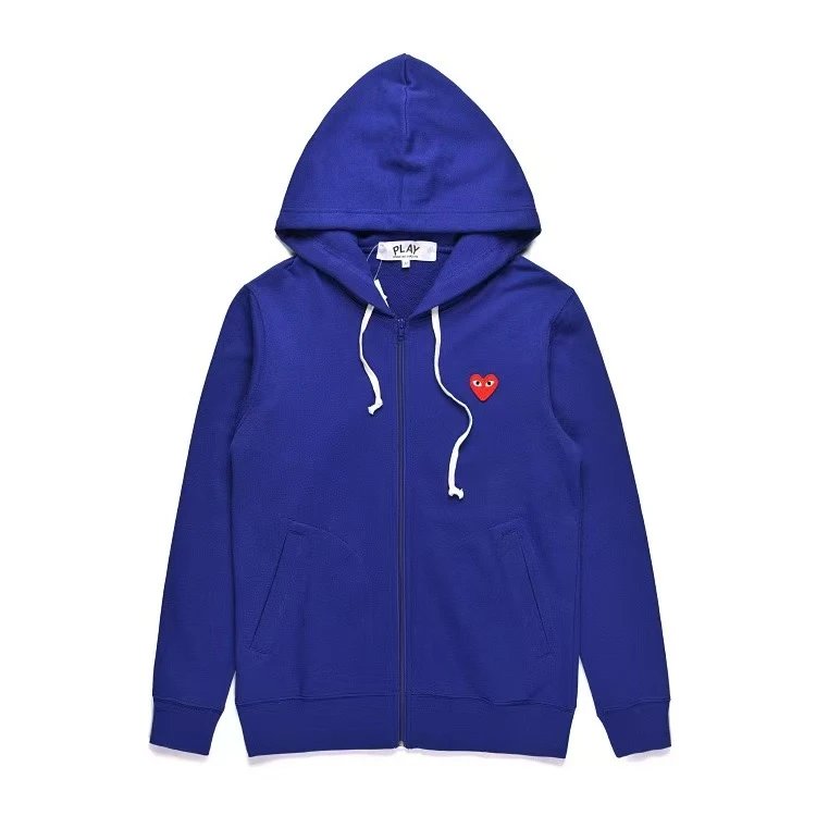 Comme des Garçons Hoodies & Sweatshirts PLAY heart graphic zip-up hoodie — 26