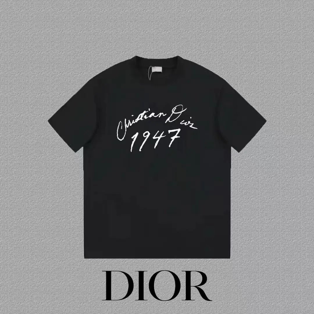 Dior T-Shirts Logo Print Short-Sleeve — 18