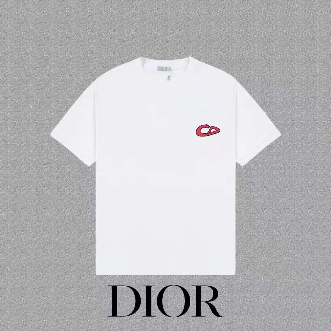 Dior T-Shirts Logo Print Short-Sleeve image 9