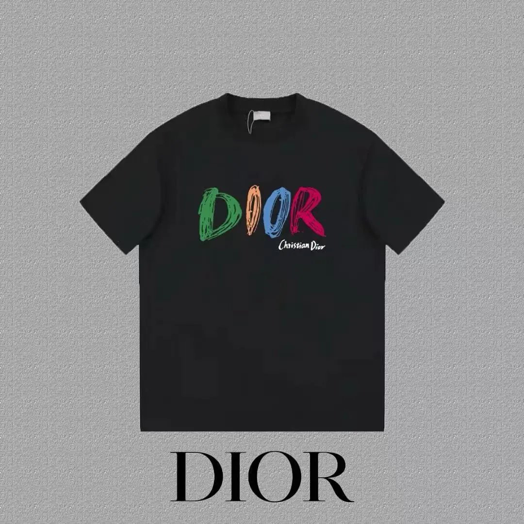 Dior T-Shirts Logo Print Short-Sleeve — 13