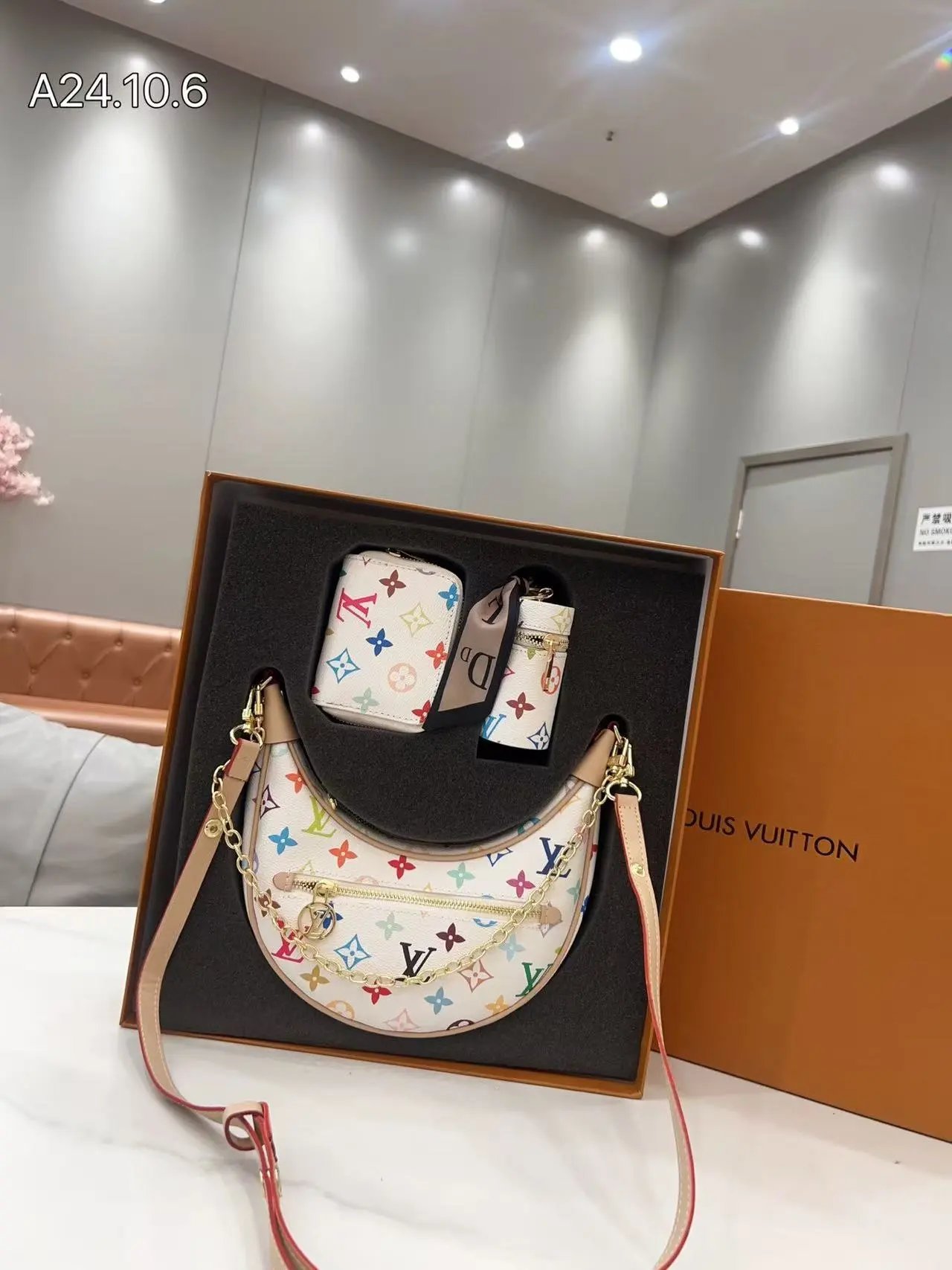 Chanel Crossbody Bags Quilted Chain-Strap Bag — 30
