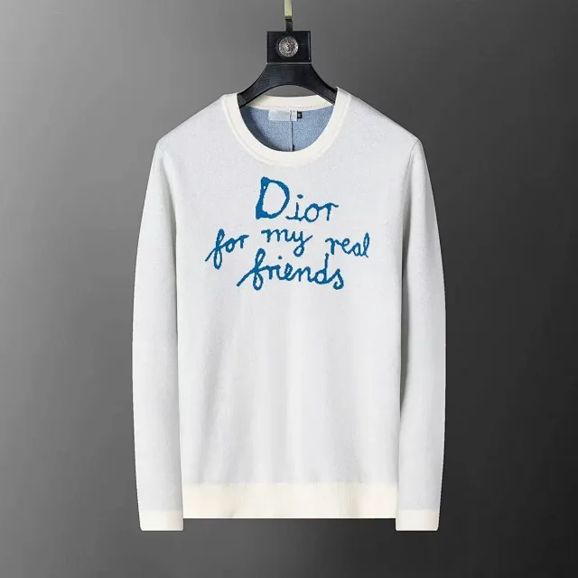 Louis Vuitton Knitwear Long-Sleeve Logo Knit Sweater product detail image 5