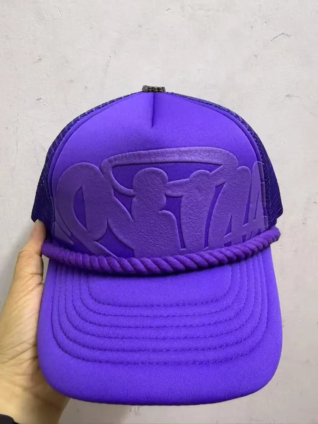 AMIRI Hats Mesh Trucker Cap with Embroidered Logo — 37