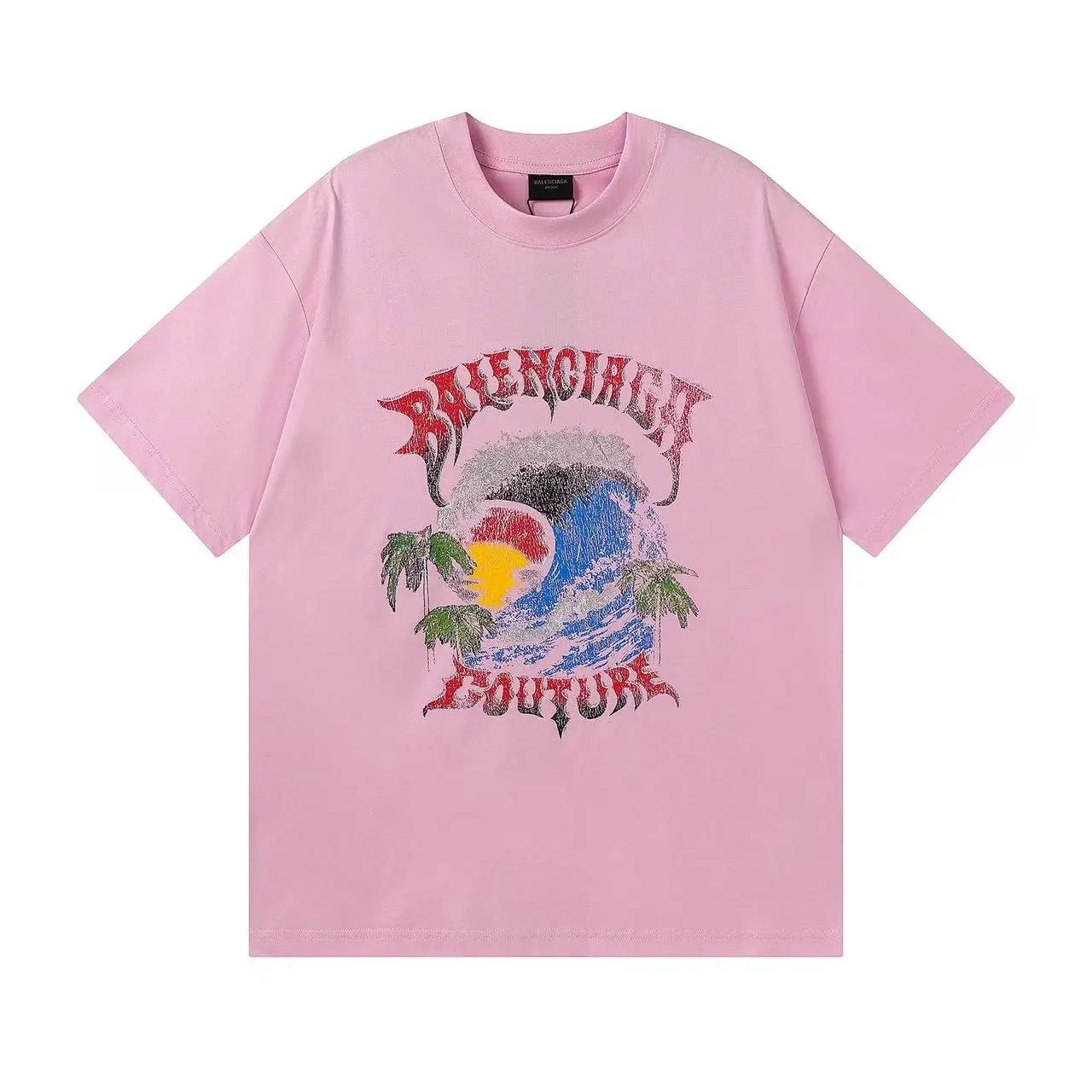 Gucci T-Shirts Short-Sleeve Logo Graphic — 34
