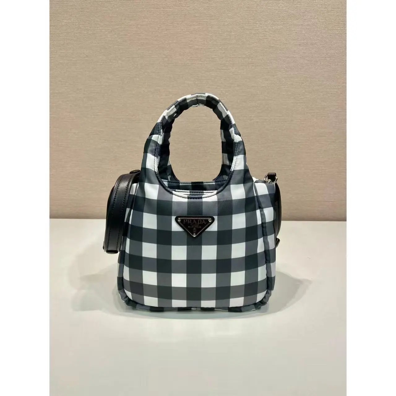 Prada Handbags Top-Handle Zip Satchel with Detachable Shoulder Strap — 383