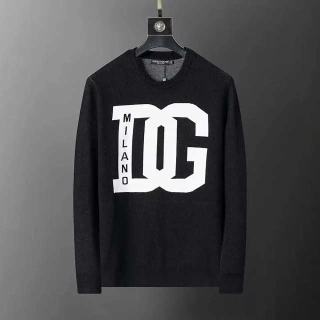 Louis Vuitton Knitwear Long-Sleeve Logo Knit Sweater product detail image 4