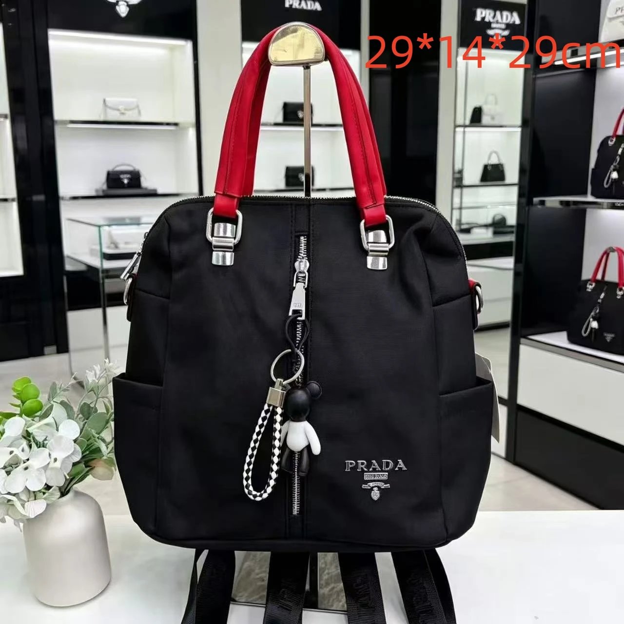 Burberry Crossbody Bags MM01 Check Nylon Bag — 34