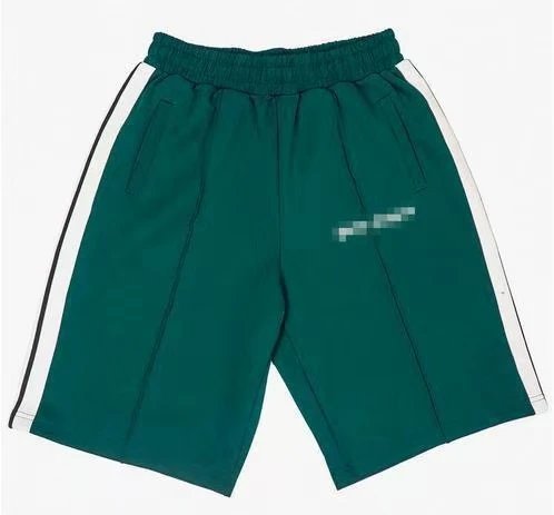 Palm Angels Shorts Elastic-Waist Side-Stripe — 18