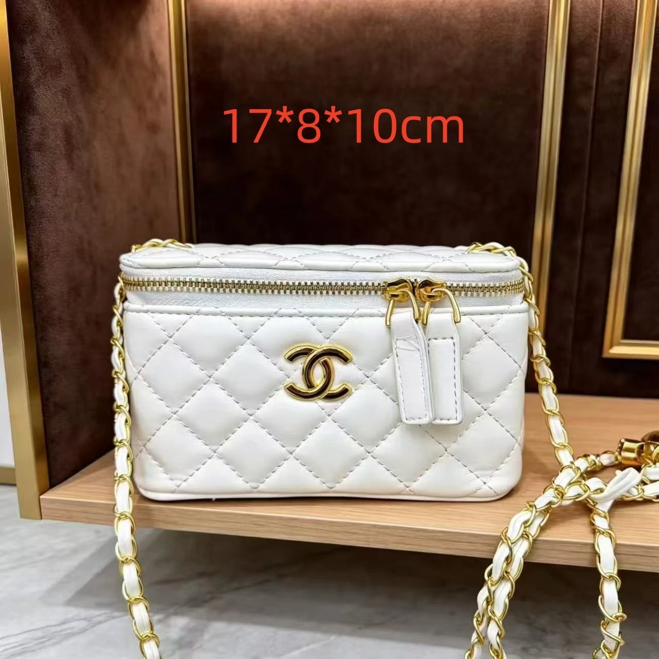Chanel Crossbody Bags Quilted chain-strap flap bag — 27