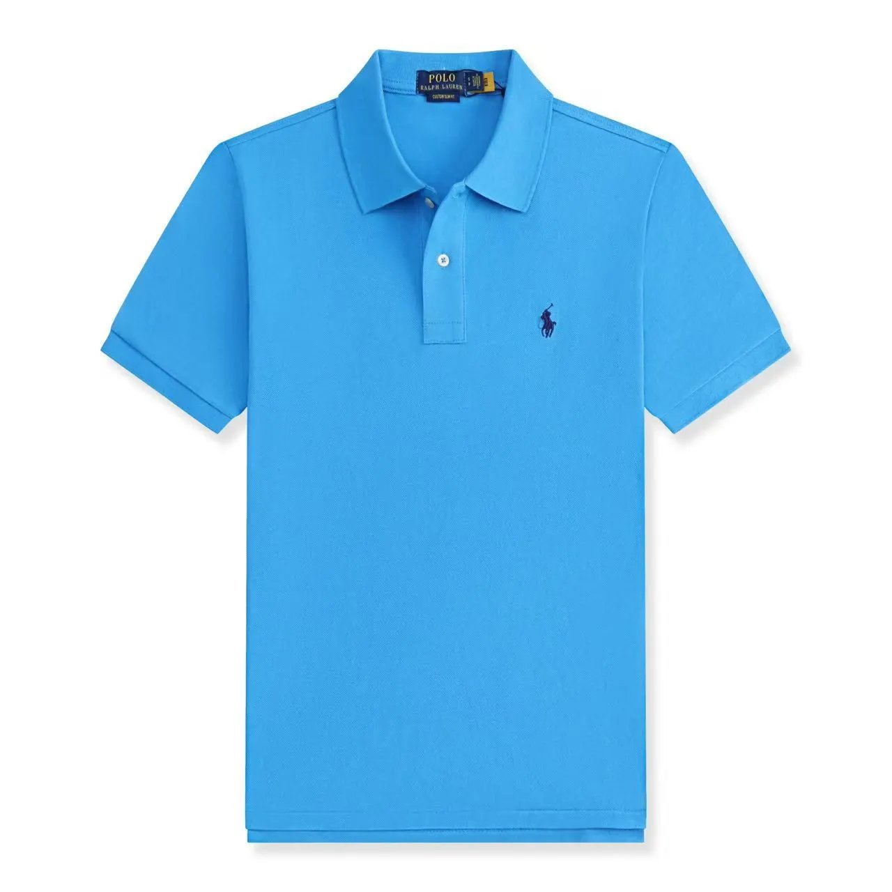 Unbranded T-Shirts Short-Sleeve Polo Shirt with Embroidered Horse Motif — 36