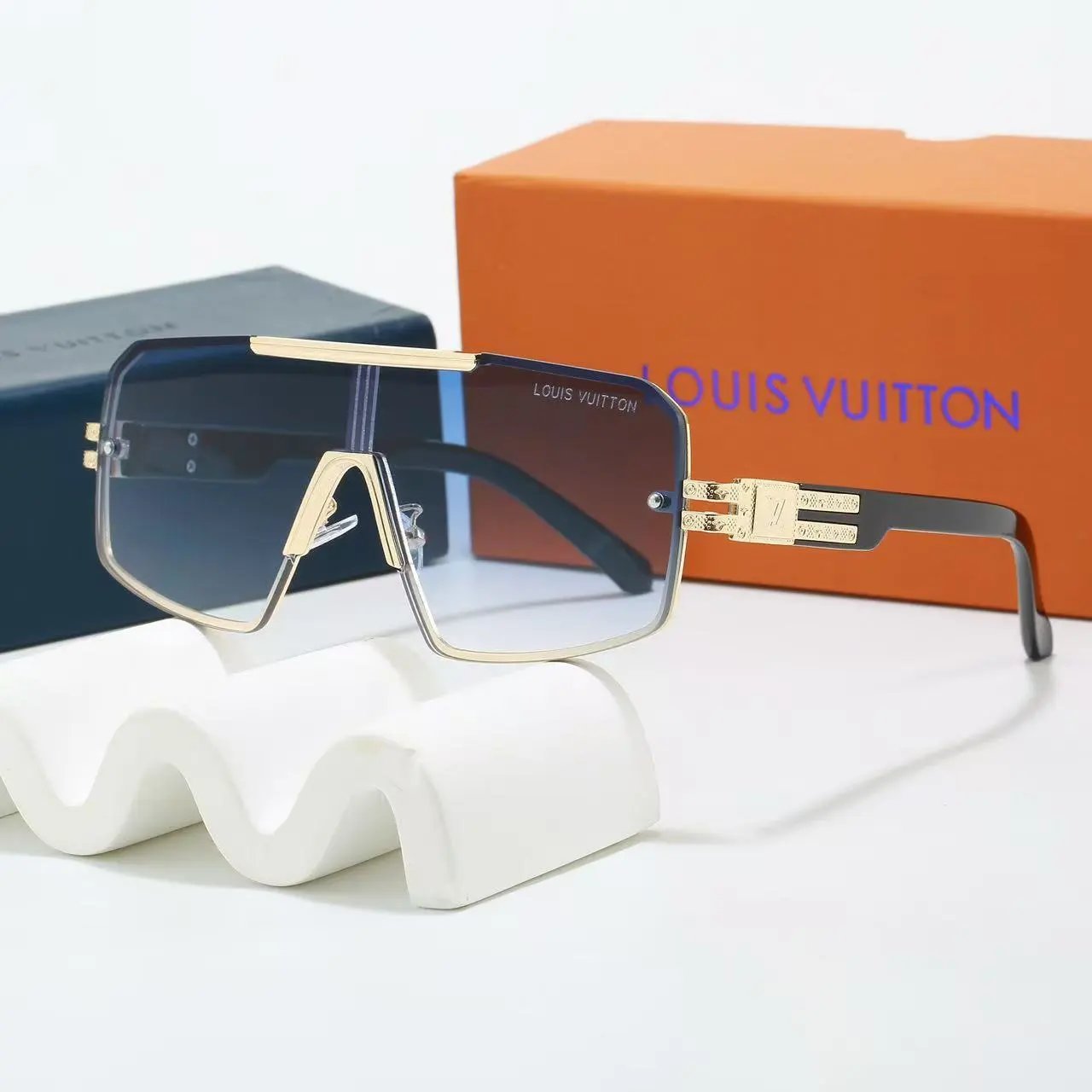 Louis Vuitton Eyewear Monogram Shield Sunglasses — 28