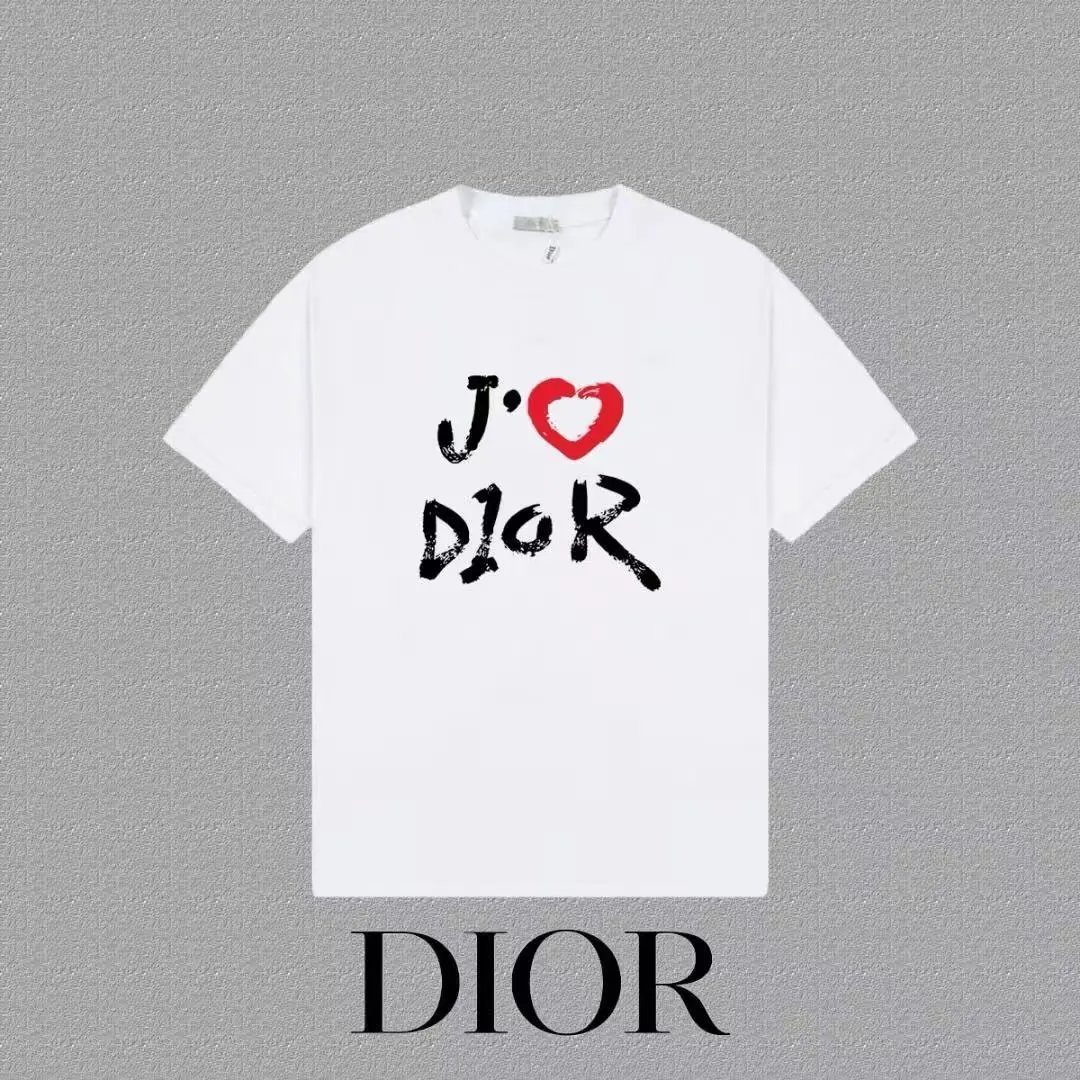 Dior T-Shirts Logo Print Short-Sleeve — 4