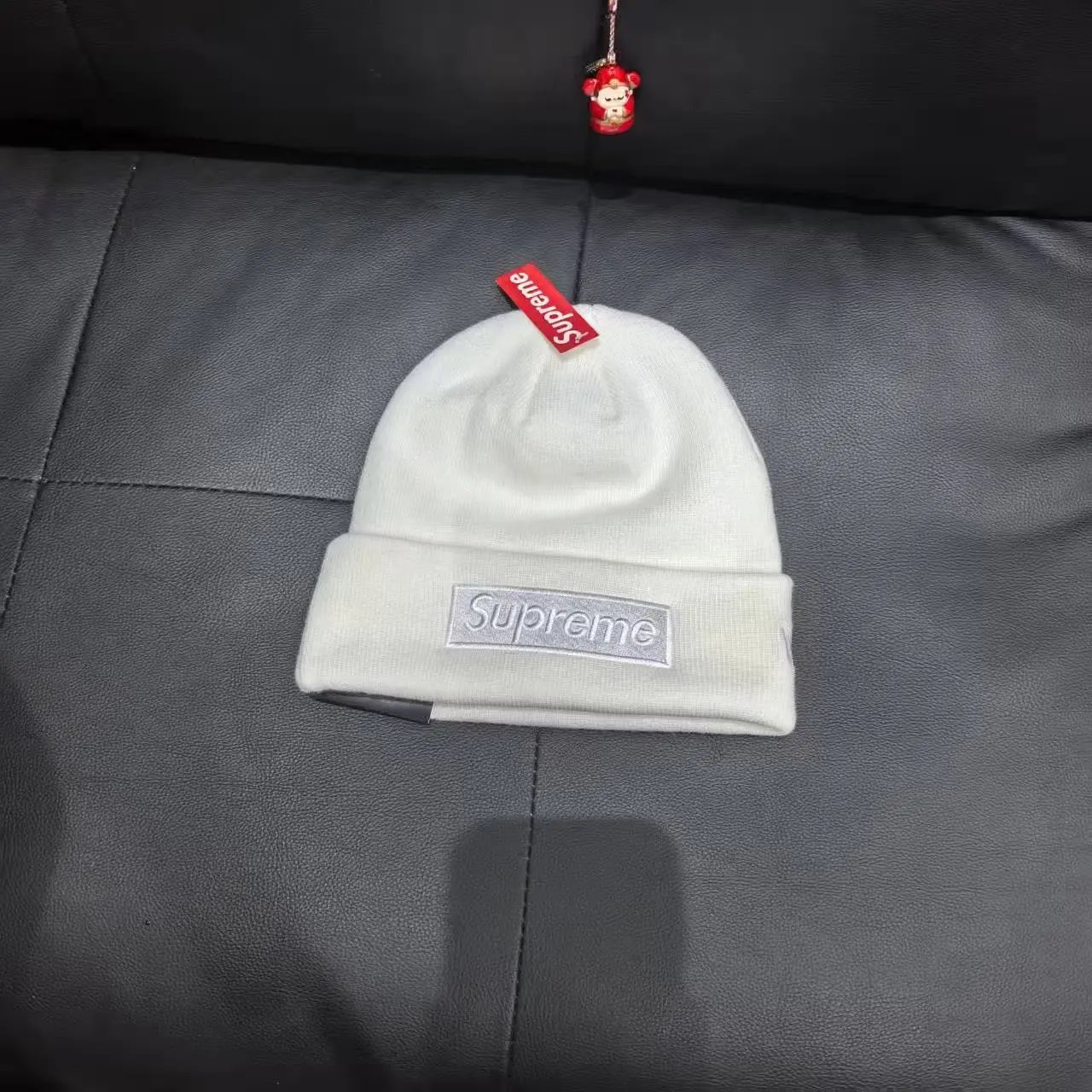 Supreme Hats Bandana Box Logo Knit Beanie — 19
