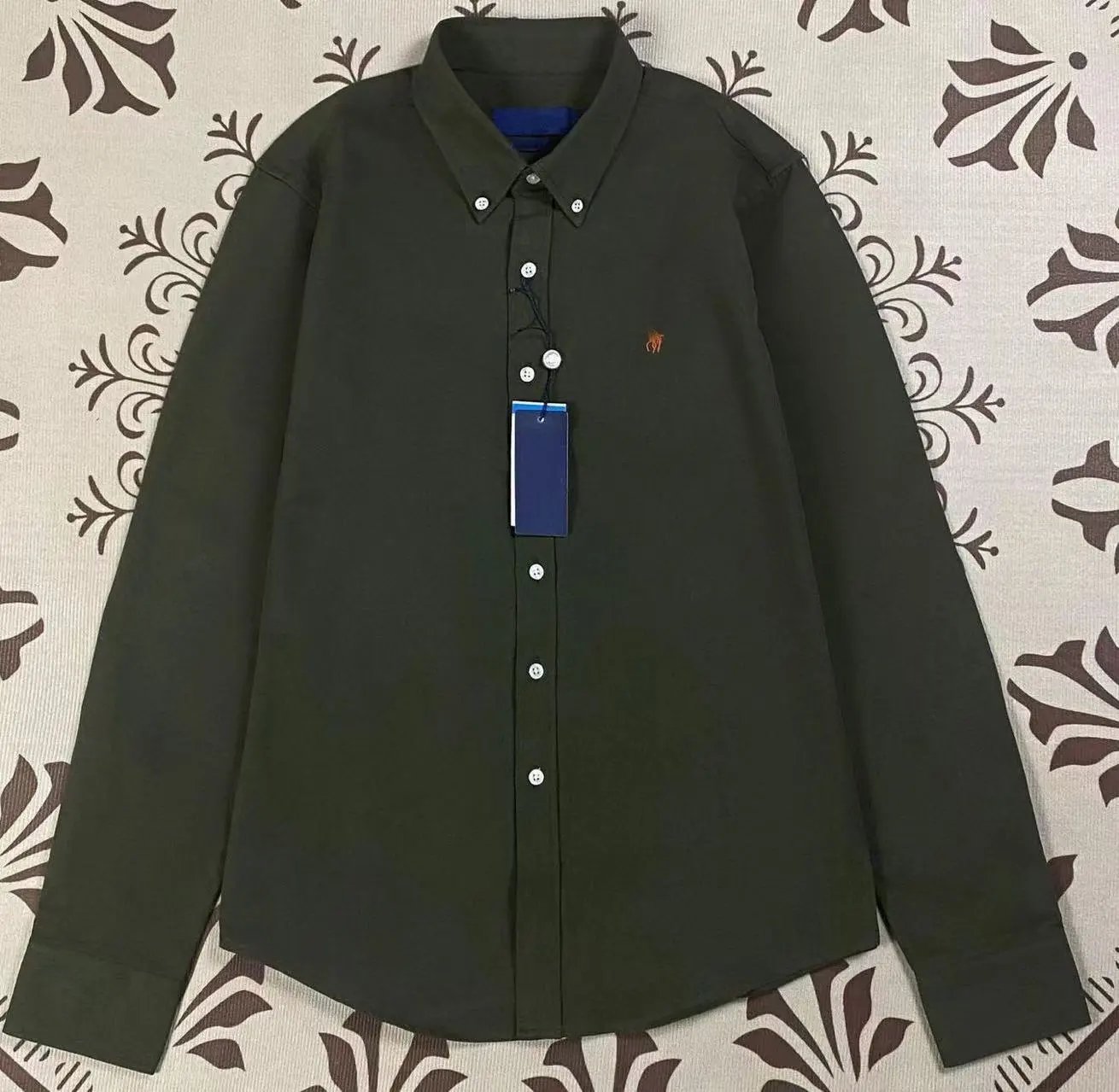 Ralph Lauren Shirts Long-Sleeve Button-Up Shirt — 10