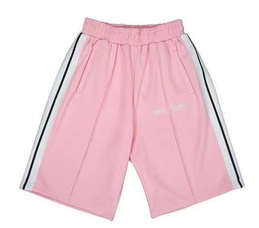 Palm Angels Shorts Elastic-Waist Side-Stripe — 14