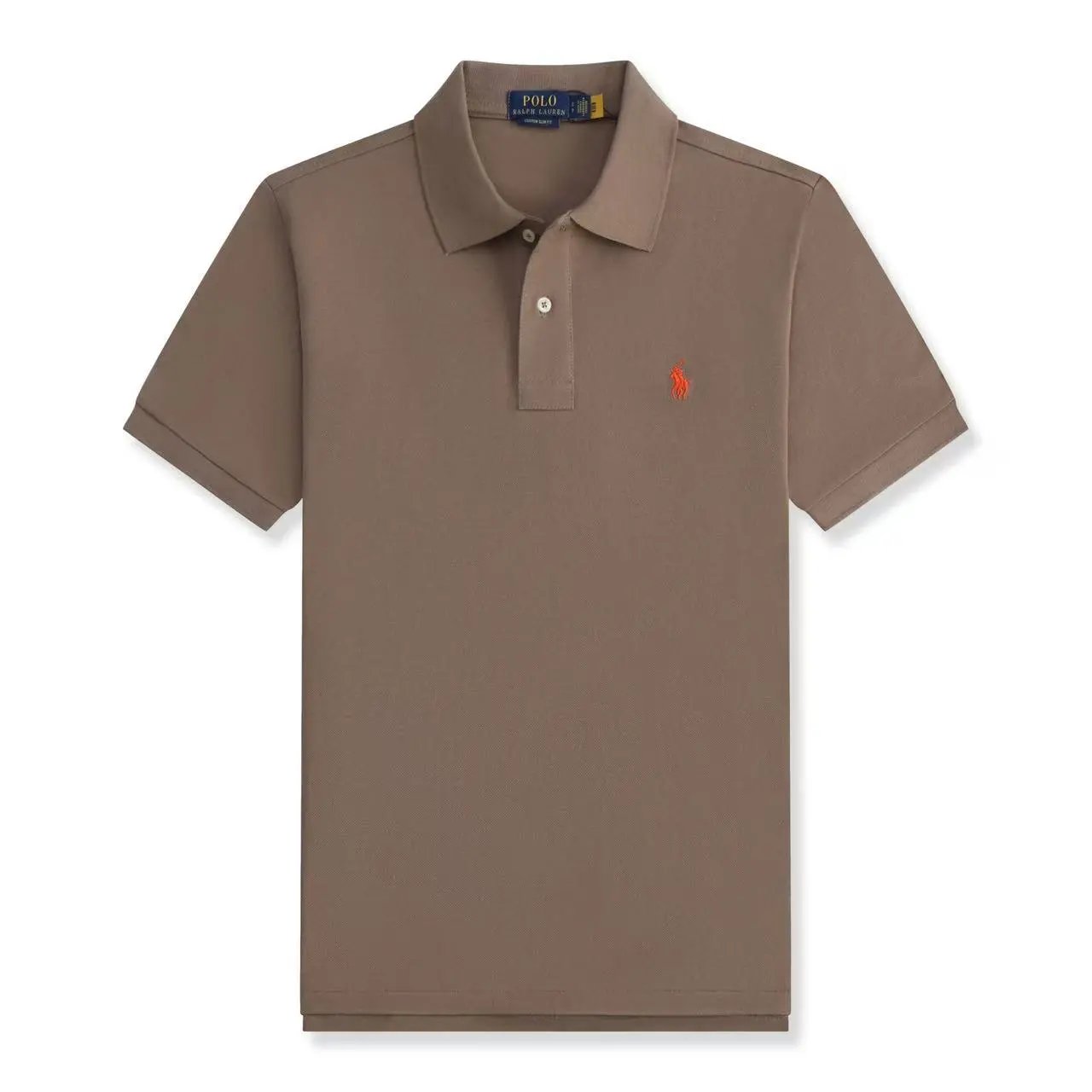 Unbranded T-Shirts Short-Sleeve Polo Shirt with Embroidered Horse Motif — 39