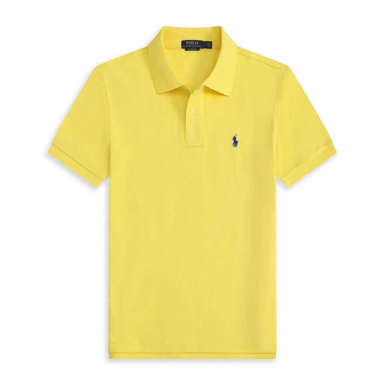 Unbranded T-Shirts Short-Sleeve Polo Shirt with Embroidered Horse Motif — 32