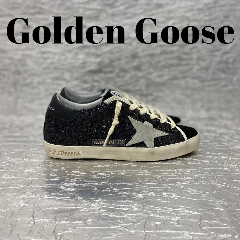 Golden Goose Sneakers Low-top distressed with star appliqué — 33(Custom color, no refund, no change, mind carefully)