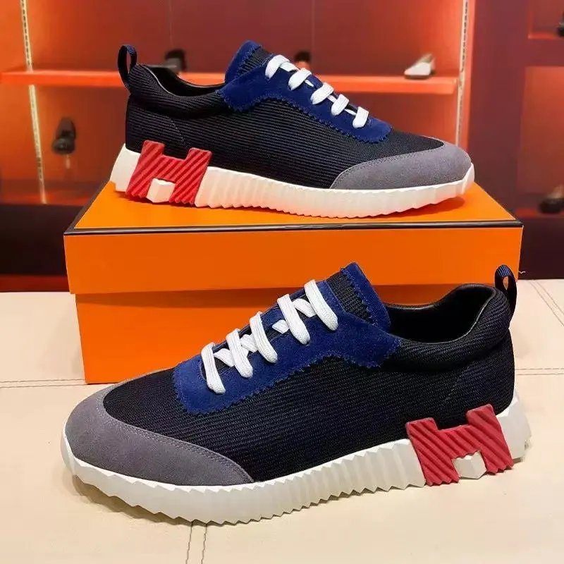 Unbranded Sneakers Low-top lace-up with ribbed sole and heel accent — 16