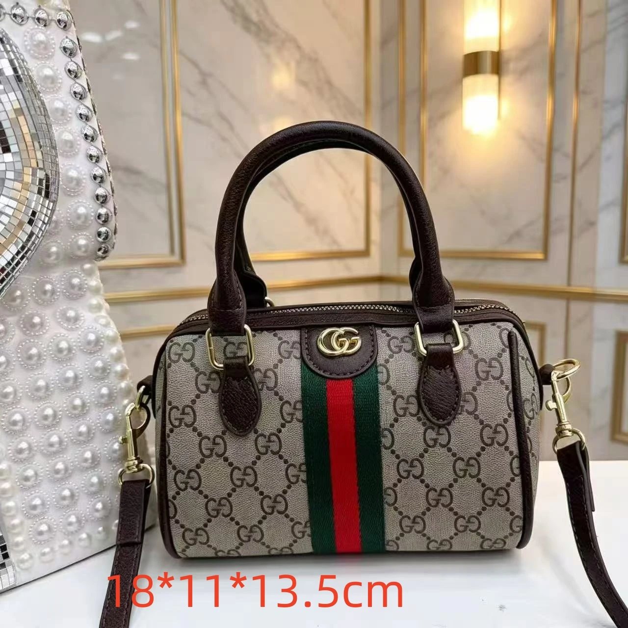 Chanel Crossbody Bags Quilted chain-strap flap bag — 18