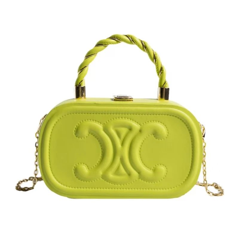 Unbranded Crossbody Bags Mini top-handle bag with embossed double-C motif — 4