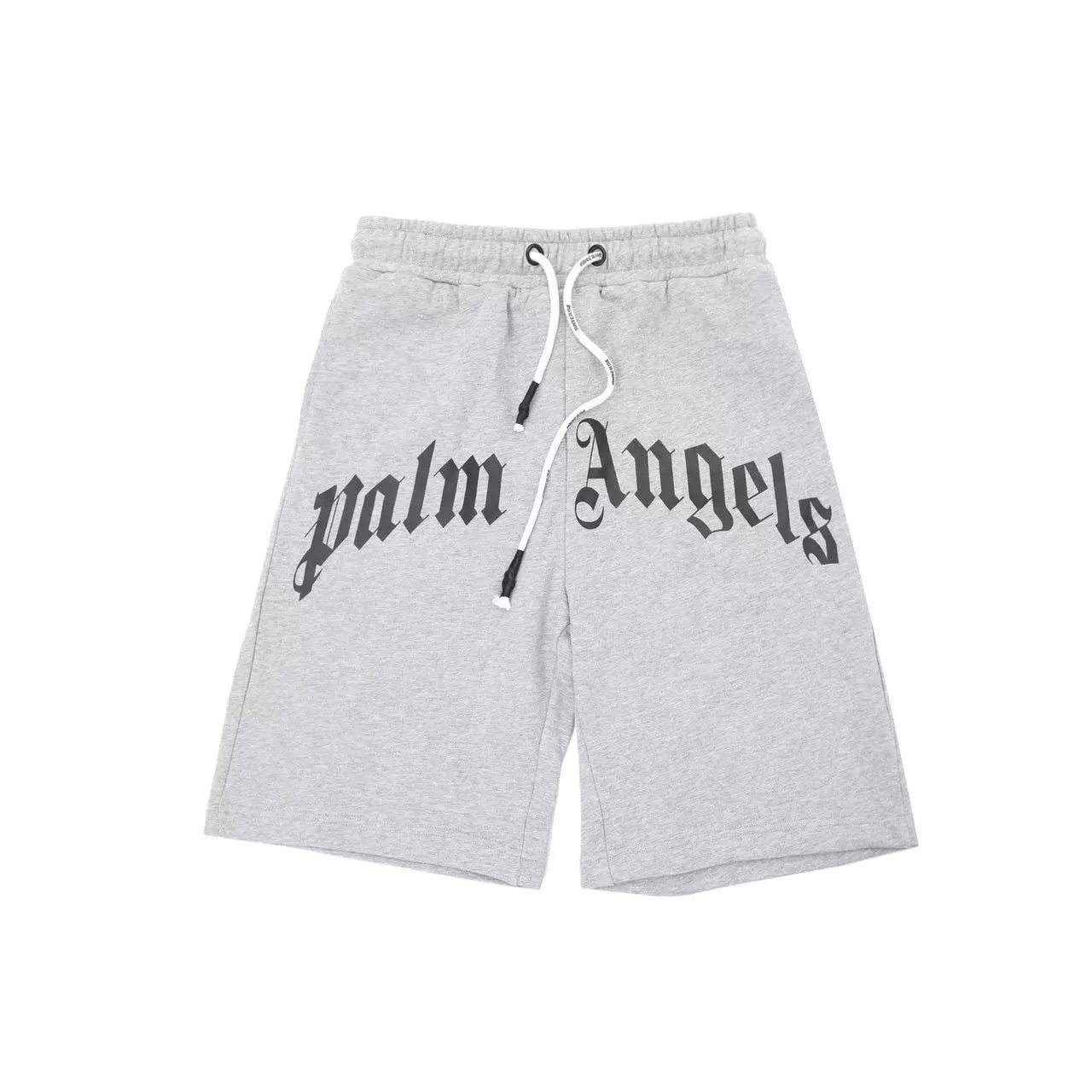 Palm Angels Shorts Elastic-Waist Side-Stripe — 32