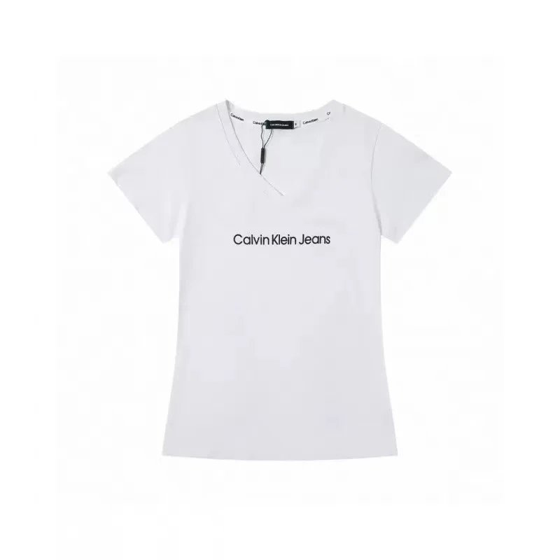 Calvin Klein T-Shirts Short-Sleeve Jeans Logo Graphic — 11