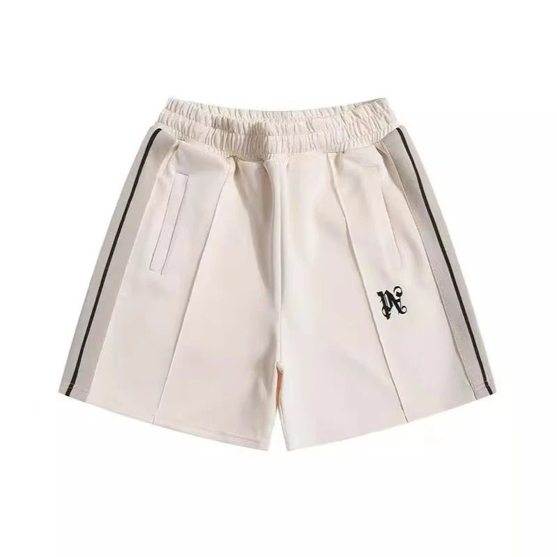 Palm Angels Shorts Elastic-Waist Side-Stripe — 20