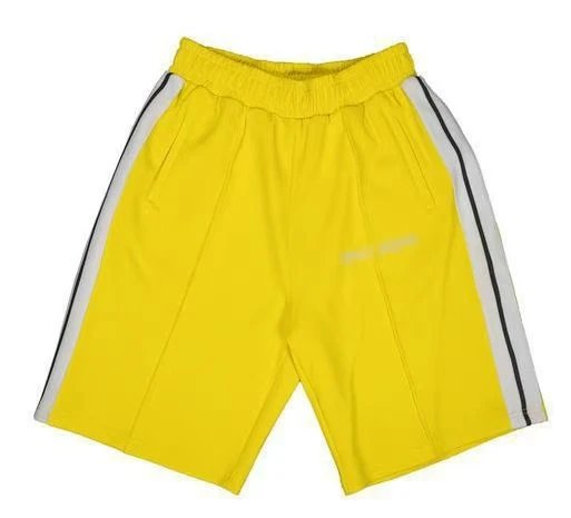Palm Angels Shorts Elastic-Waist Side-Stripe — 15