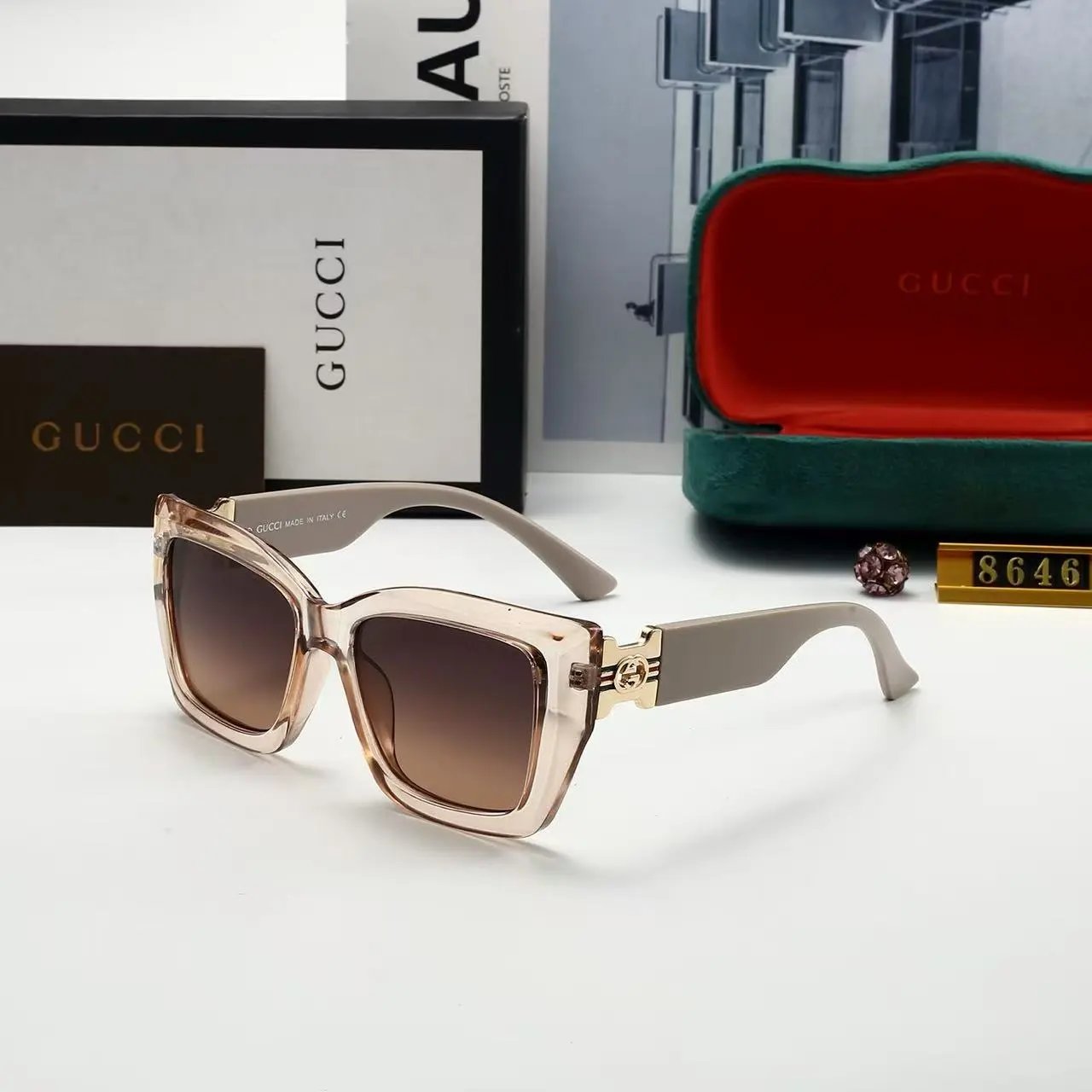 Gucci Eyewear 2293 Oversized Square Sunglasses — 11