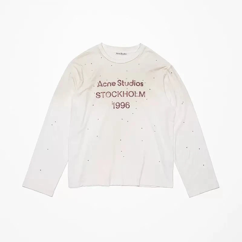 Acne Studios T-Shirts Stockholm 1996 Graphic Long-Sleeve T-Shirt — 32