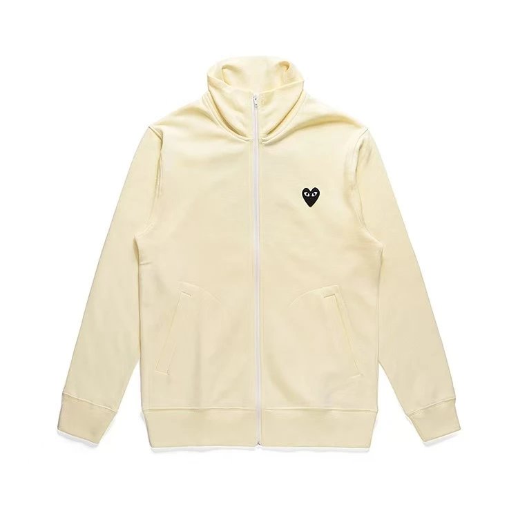 Comme des Garçons Hoodies & Sweatshirts PLAY heart graphic zip-up hoodie — 18