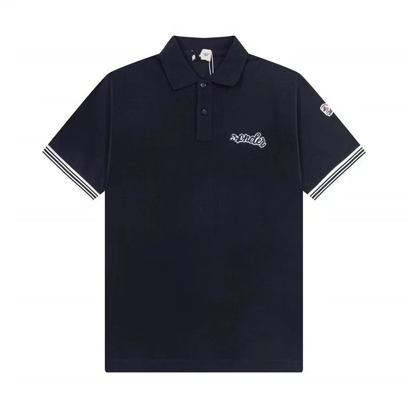 Moncler Shirts Short-Sleeve Logo Polo Shirt — 26