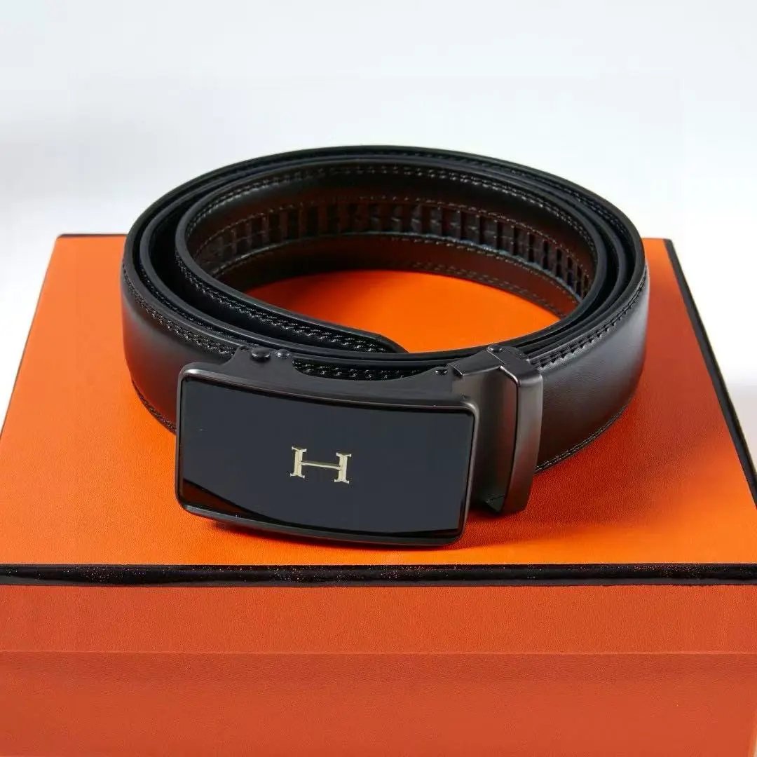 Hermès Belts K1-0118 H-Buckle Leather Belt — 35