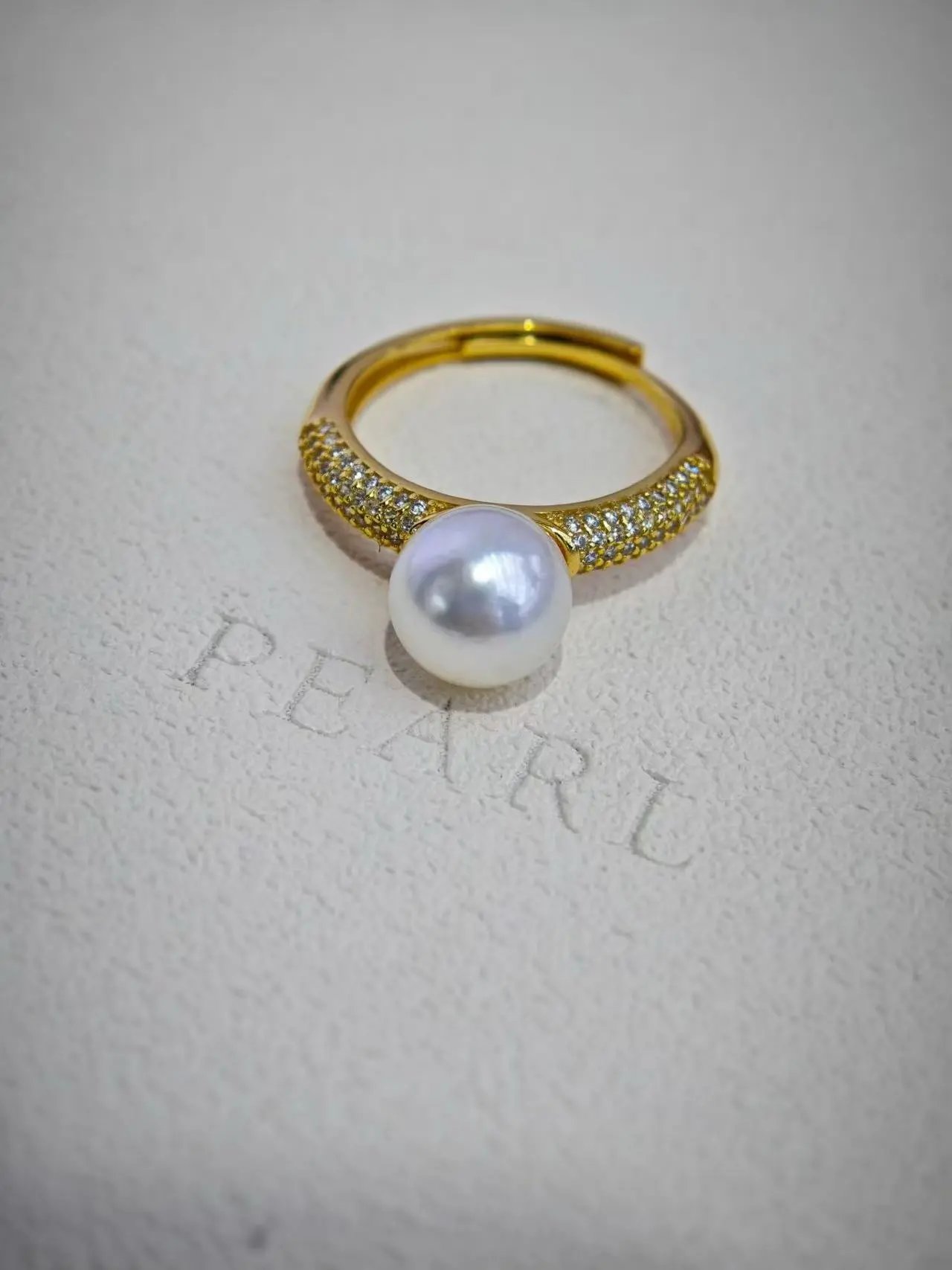 Yves Saint Laurent Jewelry Adjustable YSL Monogram Ring — 16