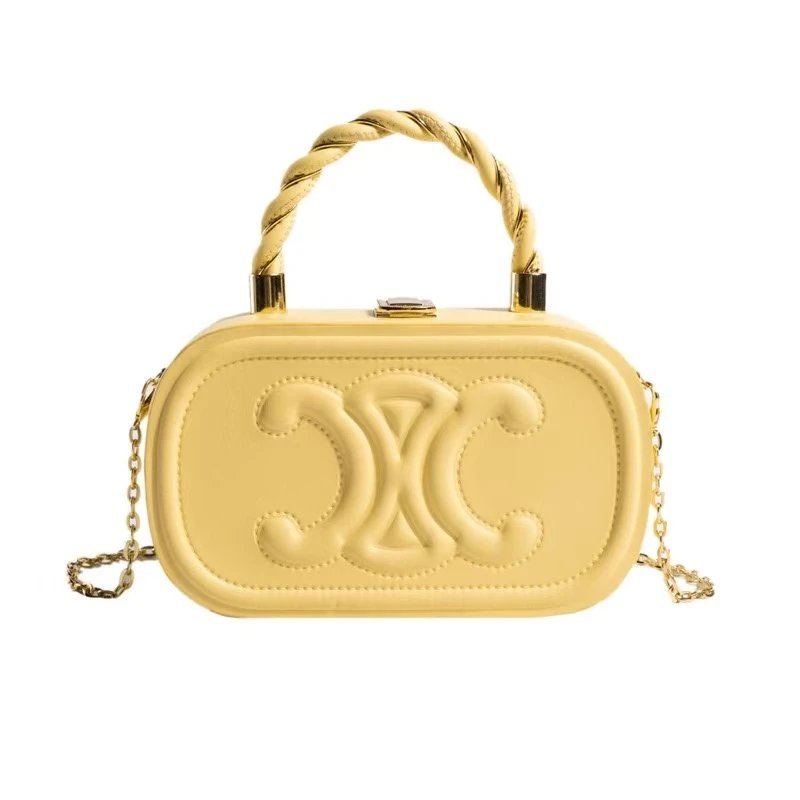Unbranded Crossbody Bags Mini top-handle bag with embossed double-C motif — 9