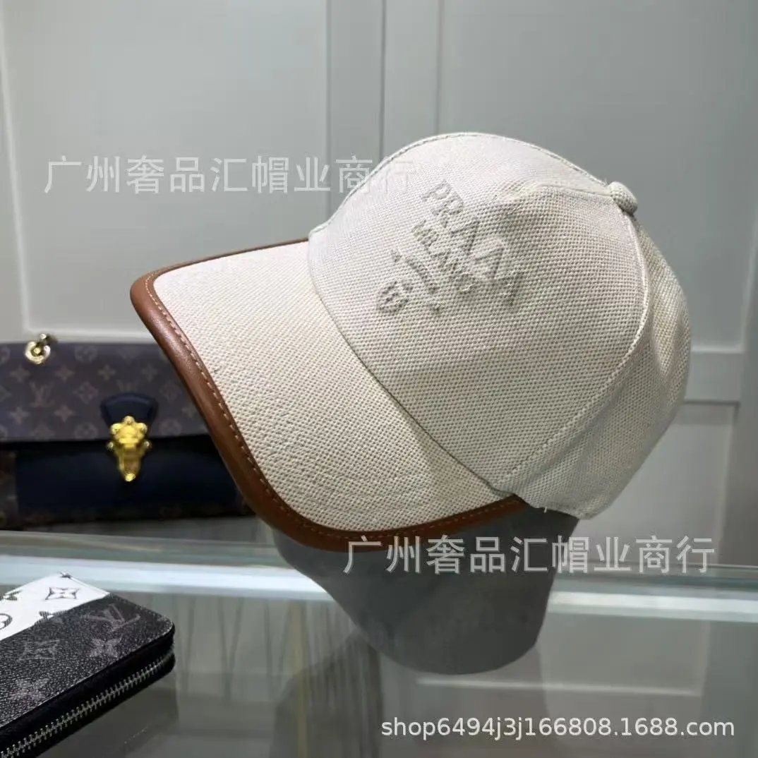 Prada Hats Triangle Plaque Baseball Cap — 18